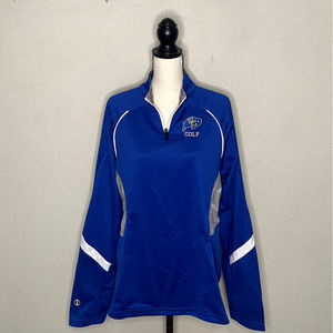 UNIVERSITY of South Carolina Jacket Blue Golf 1/4 Zip Long Sleeve Performance
